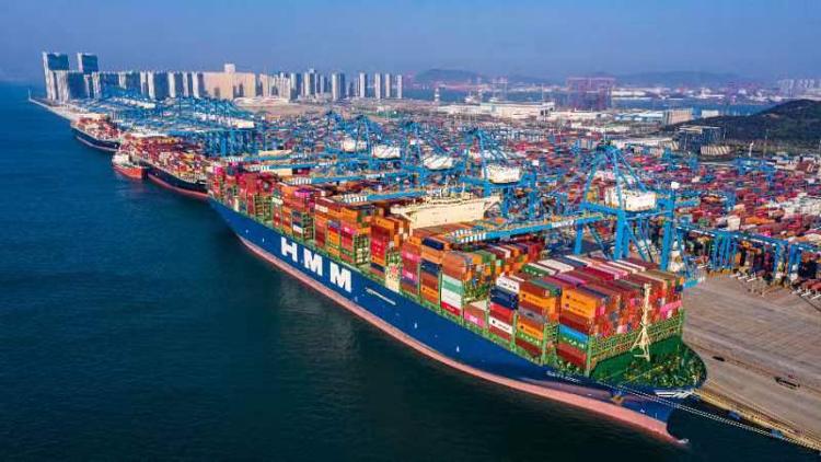 米乐M6 M6米乐山东港口青岛港打造中国式现代化 智慧绿色港口样板(图1)