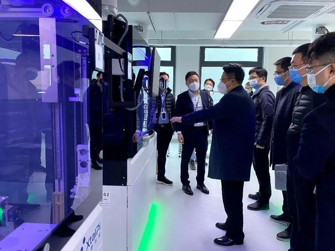 米乐M6 M6米乐研企共话智能化自动化应用新方向中石化（上海）石油化工研究院有限公司来访晶泰科技(图1)