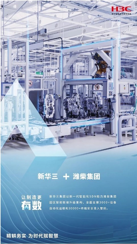 米乐M6 M6米乐3000+设备自动化运维！新华三如何助力潍柴集团打造一张智慧的企业网？(图1)