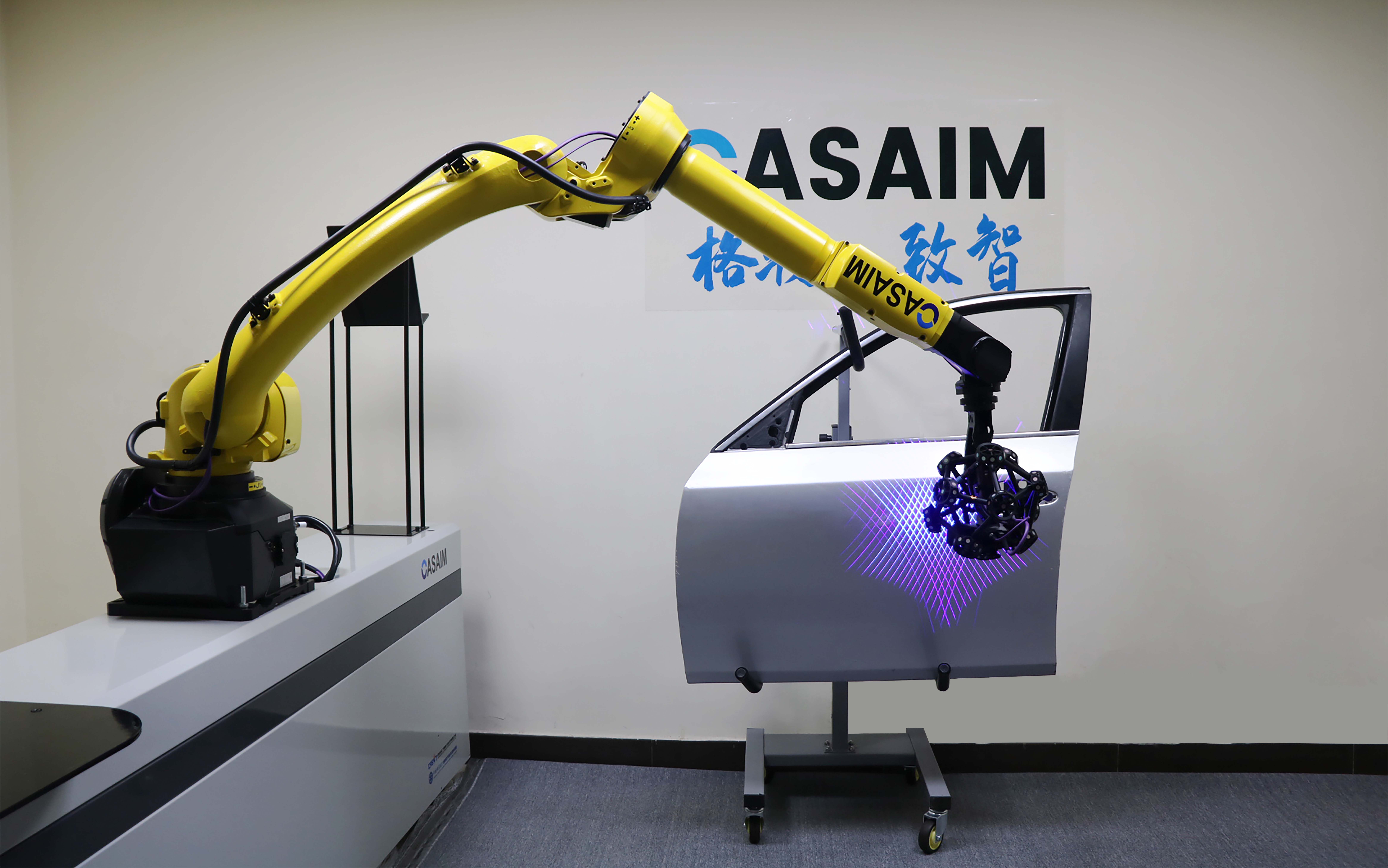 米乐 M6汽车整车分析冲压车身车间自动化3D测量CASAIM光学自动化检测设备(图1) 米乐 M6汽车整车分析冲压车身车间自动化3D测量CASAIM光学自动化检测设备(图1)